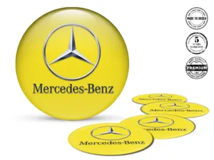 Mercedes Felgenaufkleber Auto Stilvolles gewölbtes Design